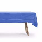 Disposable Solid PEVA Plastic Table Cover Waterproof 54 x 108" Square Table