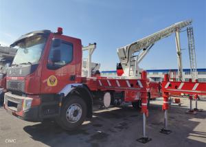 China Telescopic Booms CCC Fire Rescue Vehicles ,400L 6x4 Fire Engine Ladder Truck on sale