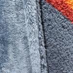 High Durability Flannel Throw Blanket Minky Heated Blanket 100% Polyester