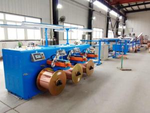 China Touch Screen Operation Copper Wire Tinning Machine / Induction Annealing Machine on sale