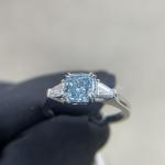 1.13ct Cushion Cut Lab Grown Engagement Rings IGI
