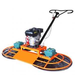 China 7.5HP Gasoline Concrete Power Trowel Two Grinding Discs Road Floor Construction Tools on sale
