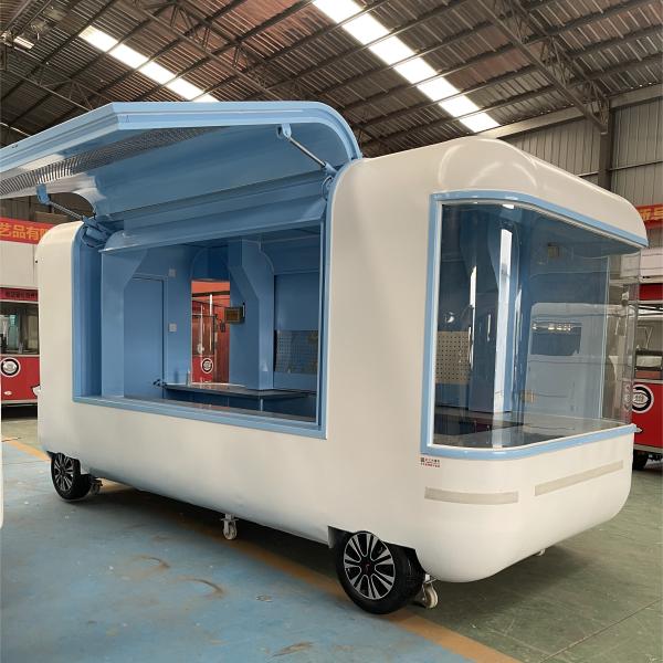 40kms per hr Food Tow Trailer Fully Equipped Mobile Concession Trailer for