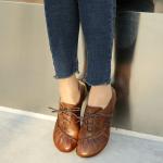 S116 Manufacturer women's shoes autumn 2020 new Huizu beauty retro handmade