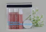 Slider Zipper Packing hologram pvc plastic storage cosmetic bag, 200 micron