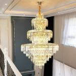 JYLIGHTING Banquet Villa Living Room Hotel Hall Decoration Gold Luxury Large