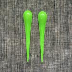 Creative plastic drop style ice cream spoons