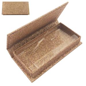 Wholesale Glossy Finish Custom Magnet Flip Rigid Packaging Boxes Eyelash Cosmetics Box With Ribbon from china suppliers