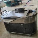 GREENARK TO14 Stainless Steel Upgrade Mobile Teppanyaki Grill Table - Electromag