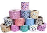Embossed Style Spunlace Biodegradable Non Woven Fabric Viscose Polyester