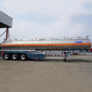Wholesale 40000 Liters 45CBM Aluminium Fuel Tanker Trailer from china suppliers