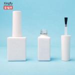 Customized LOGO 15ml Nail Polish Bottle Glass Black Bottle Gel Polish