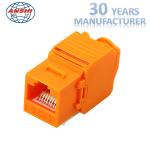 Tool Free Cat5e Cat6 Cat6a Rj45 Keystone Jack Module Customized Color