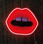 Wall Decor Art Handmade Neon Sign USB Powered Printing Women Red Lips Neon Sign