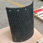 Replacement Bolt On Diamond Drum Pulley Lagging For Kiln Feed Bucket Elevator