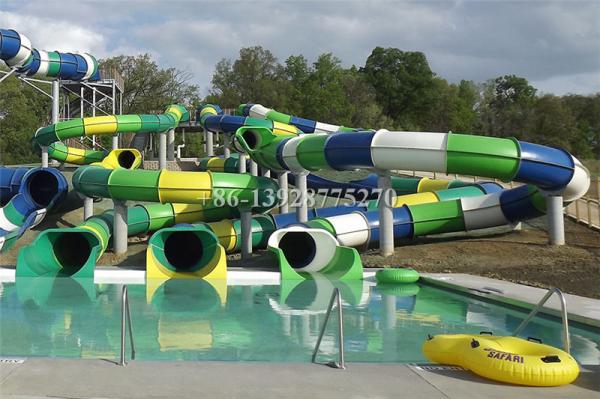 Quality water park construction with water  slide equipment water park price for sale