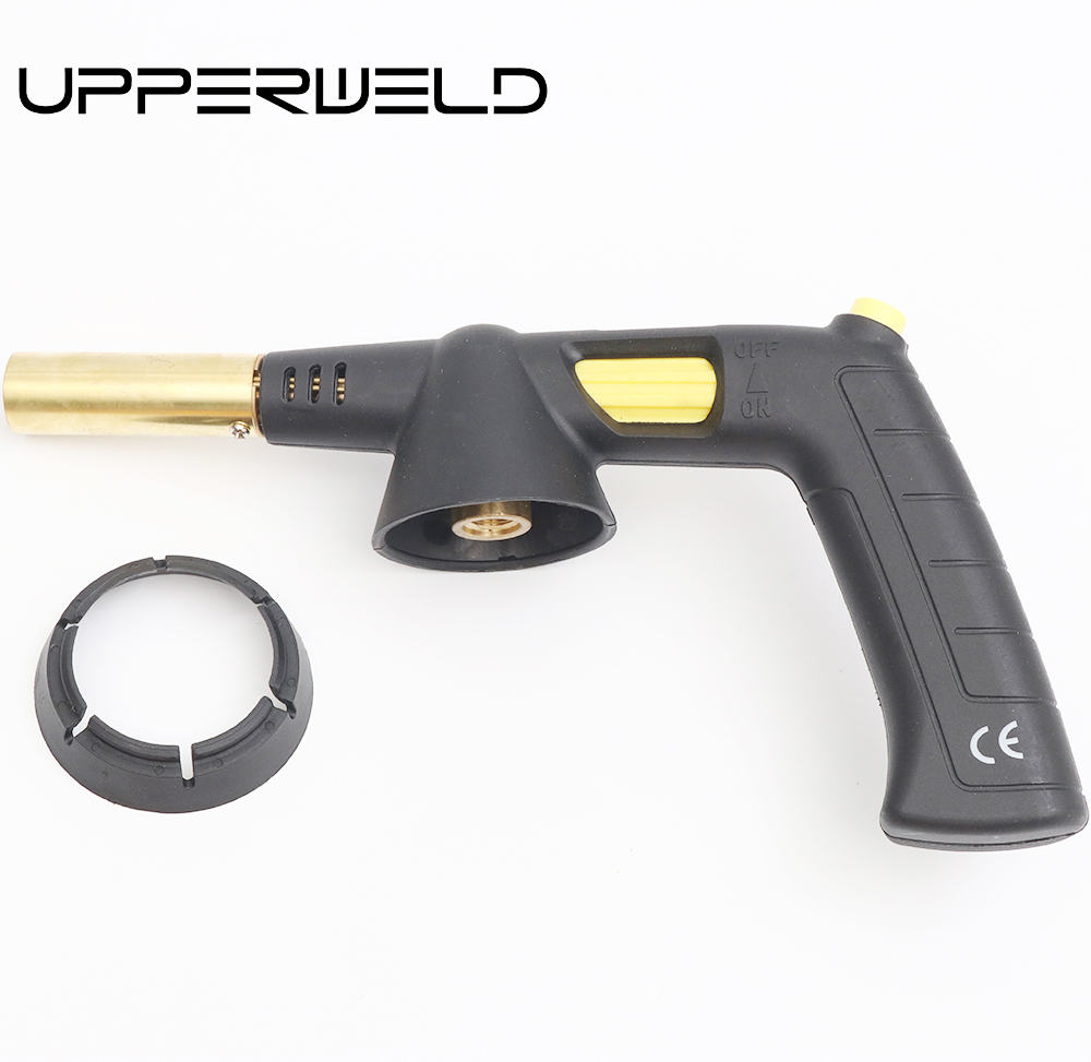 Brass Propane Torch Head for Camping and Butane Cooking Powerful Flame