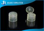 Snap - Open Flip Top Dispensing Caps Transparent Color Screws With PP Material