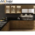 Customized Color LED Cabinet Italian Style Home Kitchen Cabinet with Classical