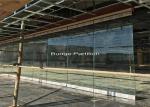 Pakistan Exhibition Show Room Folding Glass Partition Wall Under A Steel Beam