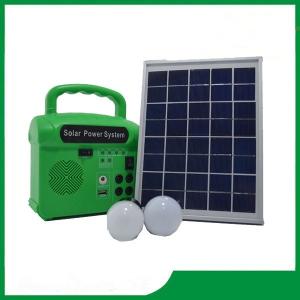Wholesale Mini solar energy system with radio, led lamp, cell phone charger, solar system price sale from china suppliers