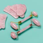 Facial Sooth Roller And Gua Sha Massage Tool Set OEM ODM