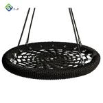 Black Garden Playground Net Swing 100cm Rot Resistant For Children