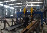 High Frequency Cross H Beam Welding Production Line Carbon Steel Material