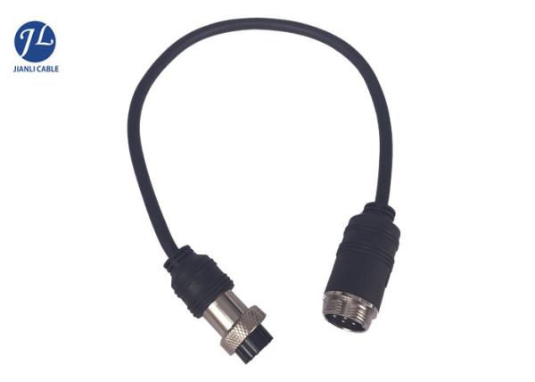 Car Camera Monitoring Video Surveillance Cable With 6 Pin Female To Male