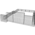 Irregular Stone Cage Galvanized Basket 4.0mm Welded Wire Retaining Wall