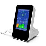 Rechargeable Pollen CO₂ Smart Air Quality Monitor IAQ For HVAC System