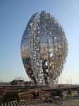 Abstract Large Outdoor Sculpture Modern Metal Monument For Square Decoration