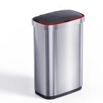 Sensor Automatic Electric Touchless Smart Garbage Trash Can Stainless Steel Dust