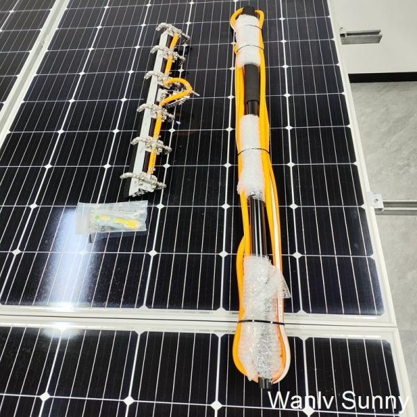WLS-6 Photovoltaic Panels Water Fed Solar Panel Cleaning Brusher with High