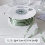 3mm Polyester Satin Ribbon Double Face High Density Satin Finish Poly Ribbon