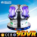 220V Touch Screen 9D VR Cinema 1 / 2 / 3 Players Egg Seats With 9d Headset