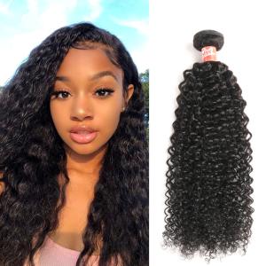 Wholesale Full And Soft 100% Brazilian Virgin Hair / Deep Curly Bundles With Lace Frontal from china suppliers