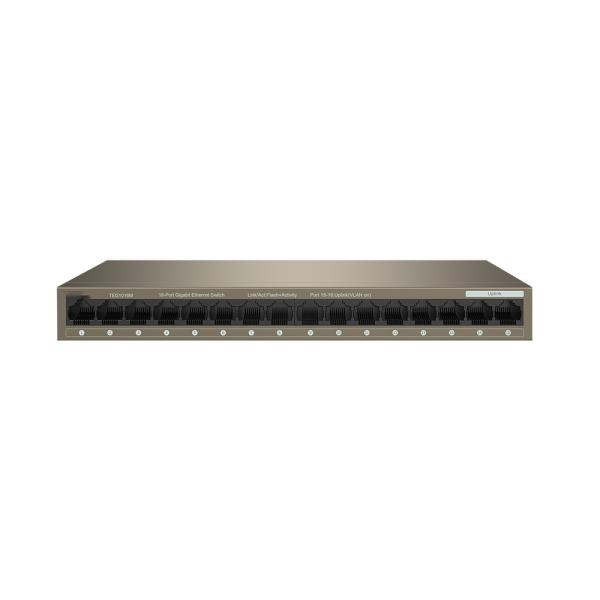 Customizable TEG1016M 16-port Gigabit Switch for Enterprise Level WiFi 802.11 ax