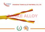 PTFE insulated blue / red thermocouple cable type JX KX EX with superfine bare