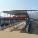 Q345B Portal Frame Warehouse Light Steel Structure Building , Longlife