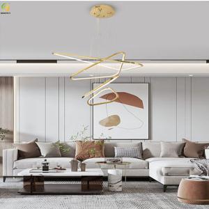 Wholesale Mirror Titanium Home Art Baking Paint Gold LED Nordic Pendant Light from china suppliers