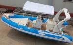 Luxury Design Inflatable Rib Boat Korea PVC 550cm High Capacity Chemical