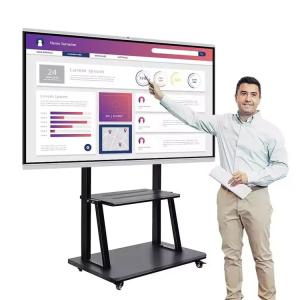 Wholesale Movable Touch Screen Interactive Board , Anti Glare Digital Board For Teaching 75 Inch from china suppliers