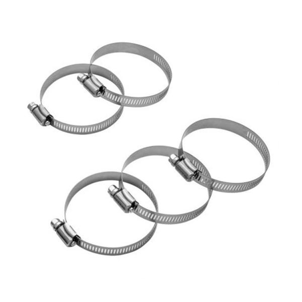 Plastic Apartment 6 Inch Hose Clamp Adjustable 141mm-165mm with 304 Stainless