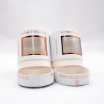 Gold Stamping Cardboard Paper Tube Custom Cosmetic Boxes With Window