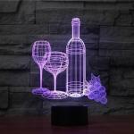 138mm ABS 3D Led Illusion Lamp 88mm Acrylic 3d Illusion Led Lamp