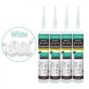 China Transparent Mildew Resistant Silicone Caulk Acrylic Latex For Outdoor on sale