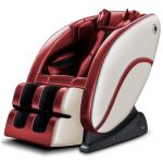 Full Body Leather Recliner Massage Chairs Shiatsu Beating ROHS Zero Gravity