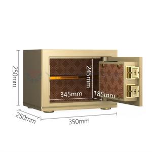Wholesale Dual Alarm Office Safe Box H250mm Solid Steel Biometric Fingerprint Lock from china suppliers