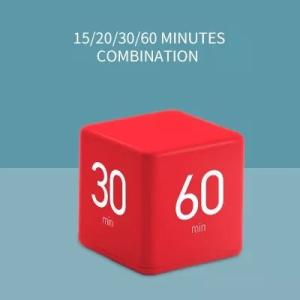 Combination Count Down Clock Digital Cube Timer For Kitchen Usage